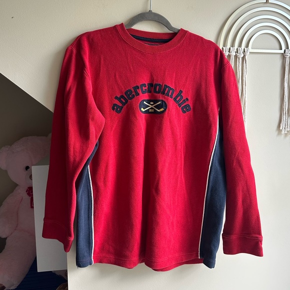 Abercrombie & Fitch Other - Abercrombie & Fitch Red Crewneck